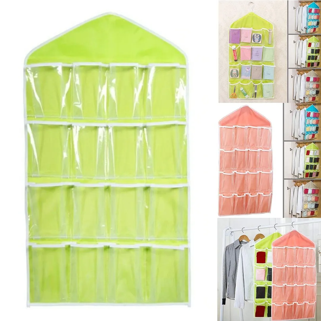 16 Pockets Socks Organizer