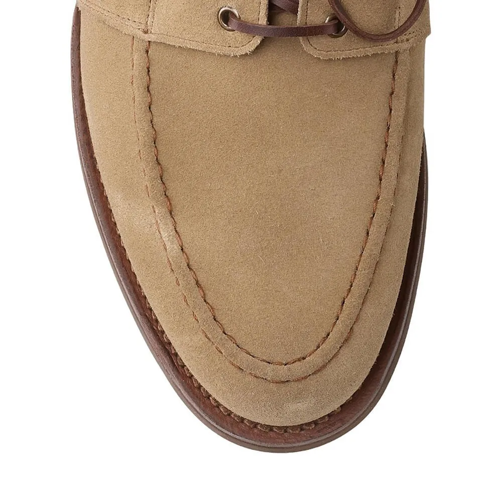 6CM/2.36 Inches CMR CHAMARIPA Elevate Your Style with CMR CHAMARIPA Khaki Suede Loafers