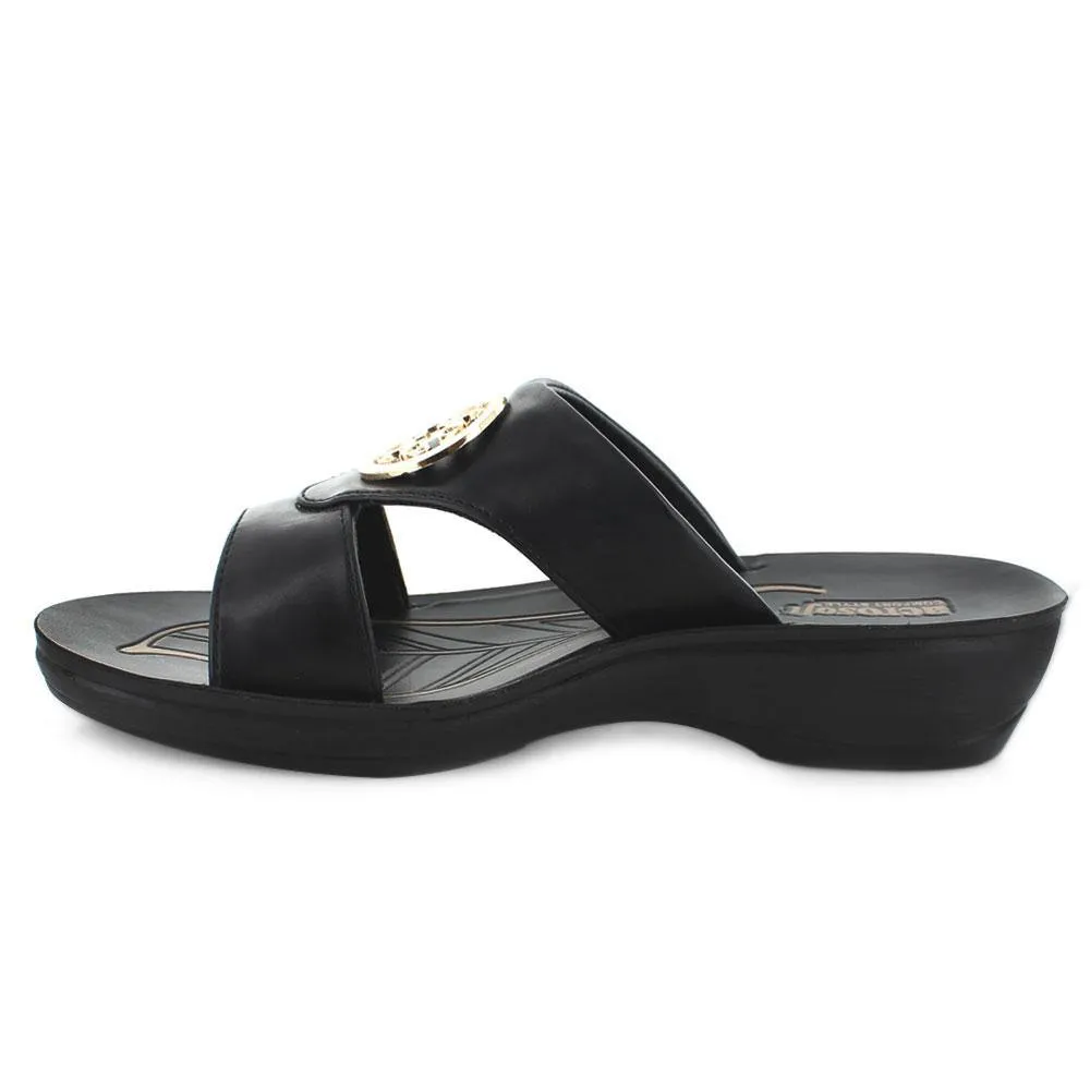 Aerosoft - Taboo S5103 Open Toe Comfortable Slide Sandals For Women