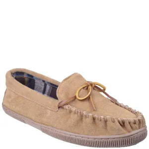 Alberta Moccasin Slippers Beige