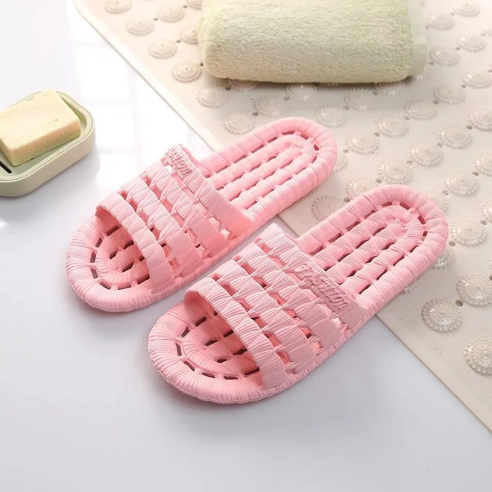 Anti-slip Soft Silicone Bathroom Slippers