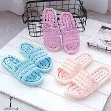 Anti-slip Soft Silicone Bathroom Slippers