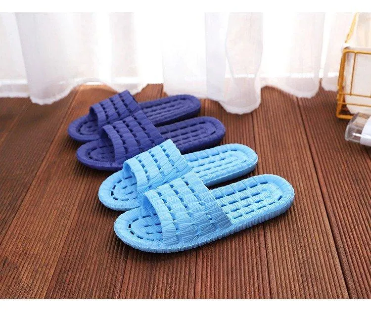 Anti-slip Soft Silicone Bathroom Slippers