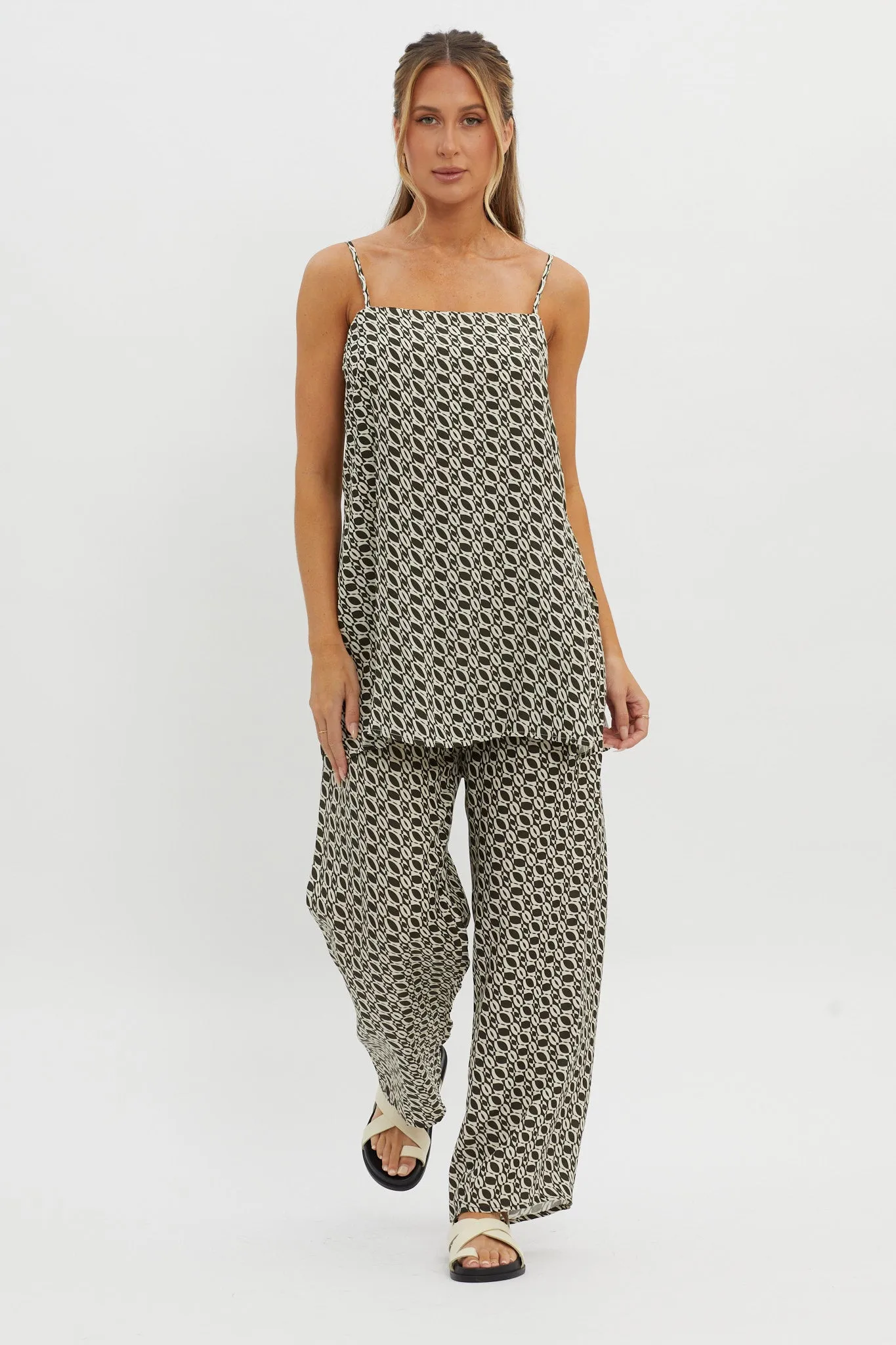 Avenue Drawstring Pants Print Solna