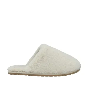 Biagloria Creme Fur Slippers