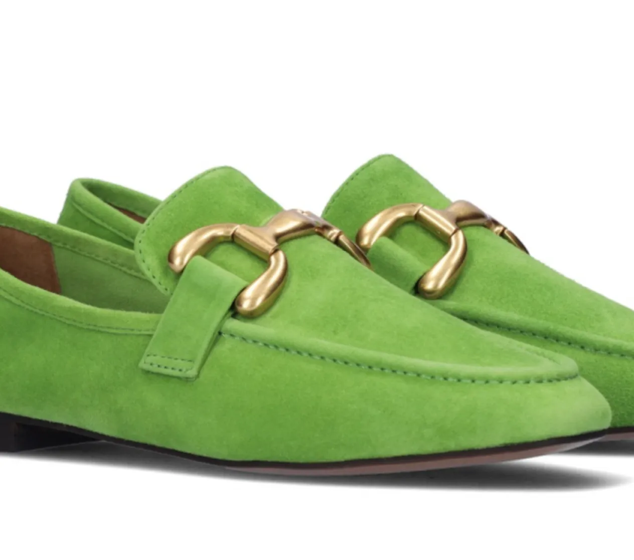 Bibi Lou Zagreb Pistachio Suede Loafers