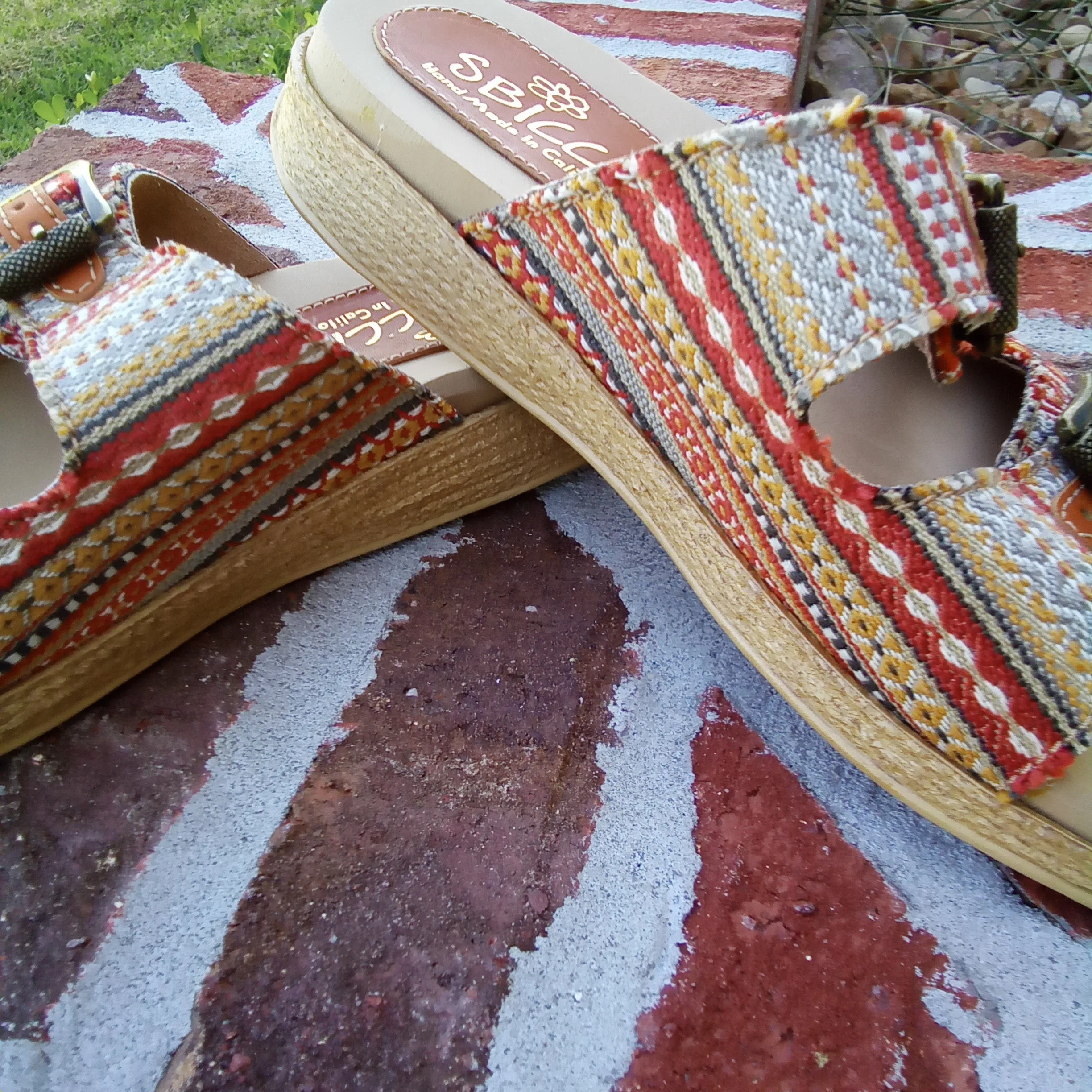 Boho Slide on Sandal | Sbicca Shawna