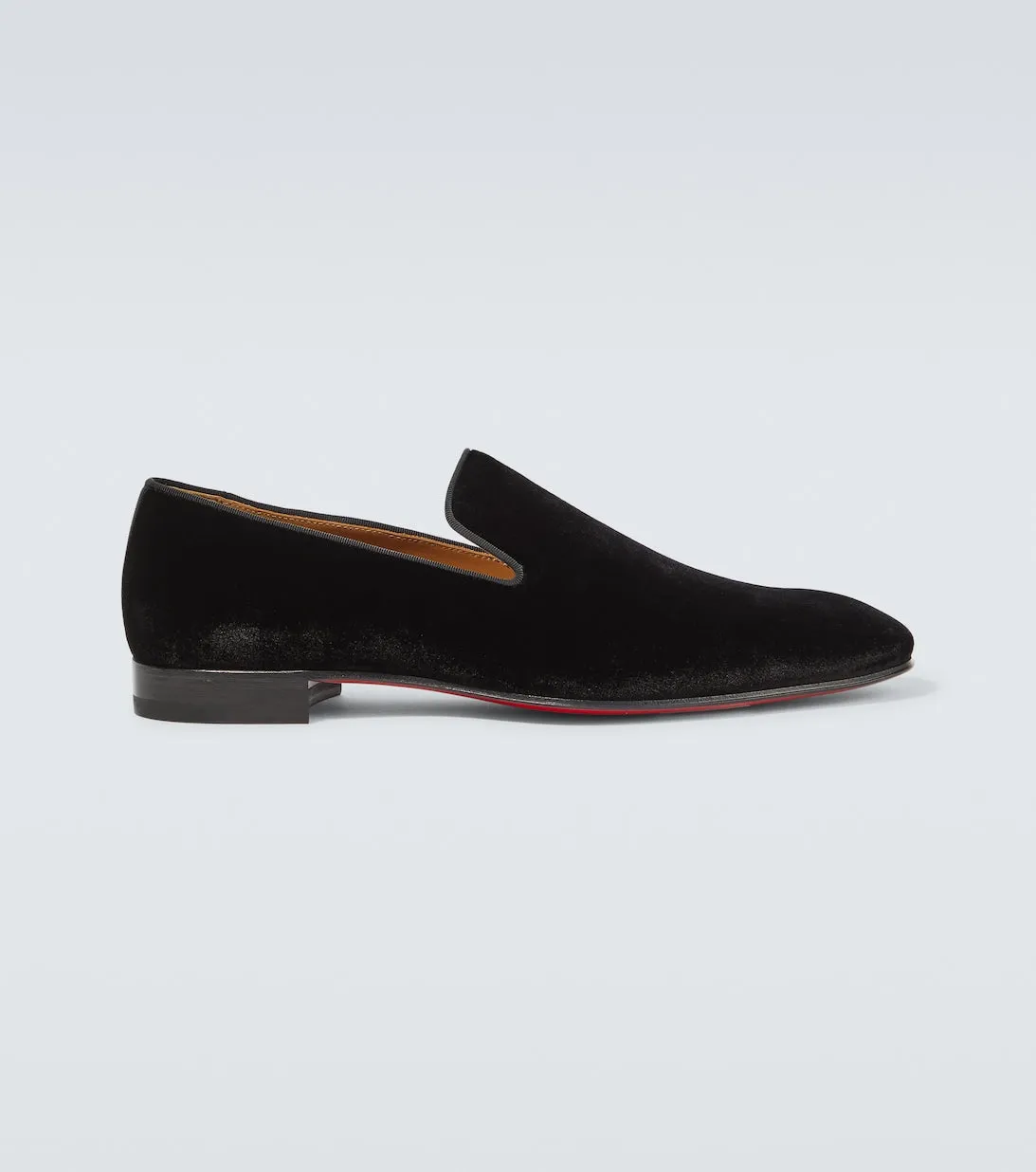 Christian Louboutin Dandelion Velvet Loafers, Black