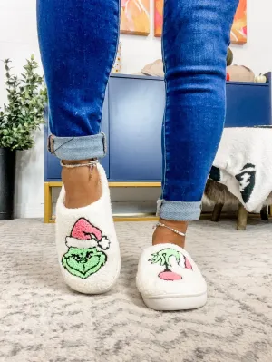 Christmas Monster Slippers