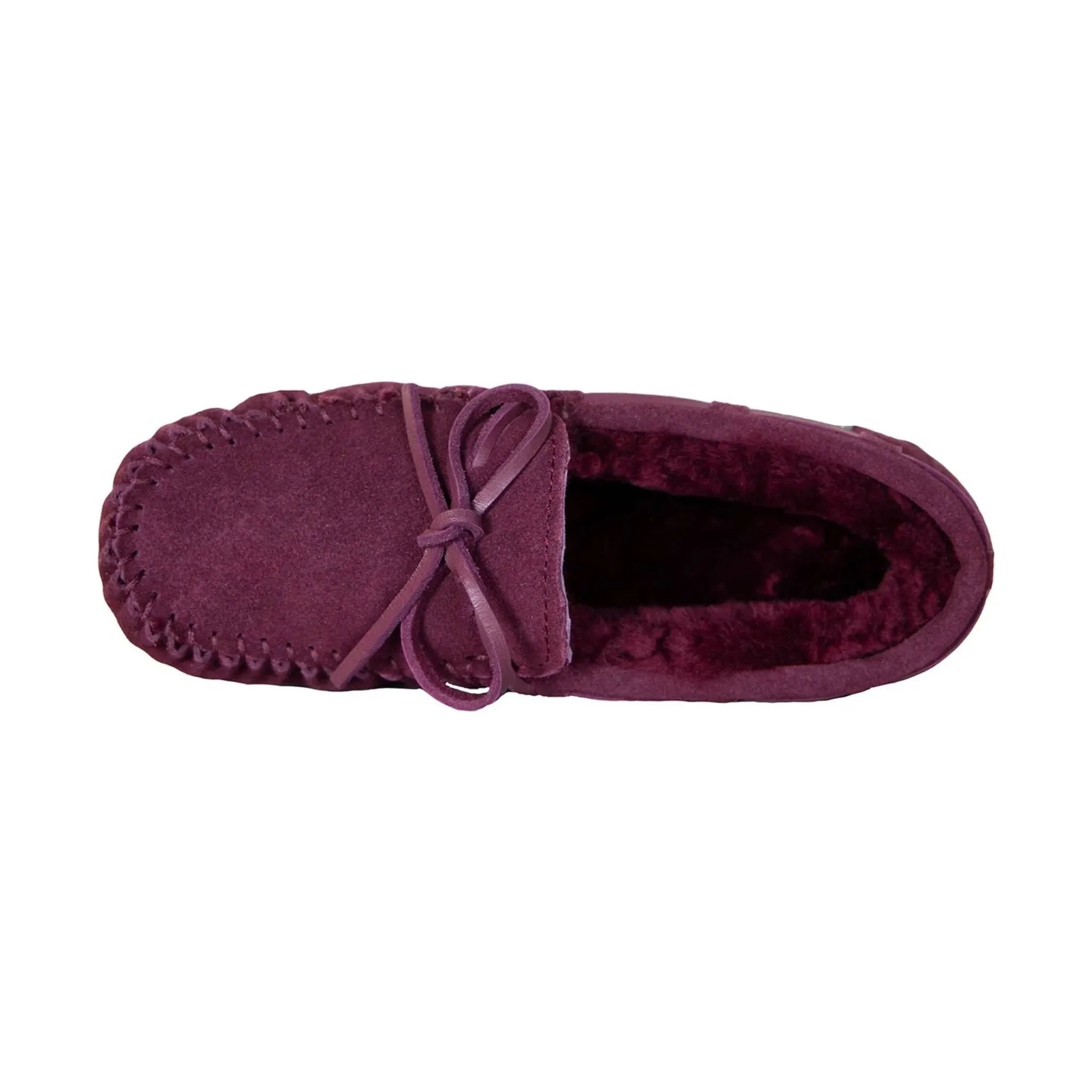 Cloud Nine Women's Moccasins Slippers - Burgundy