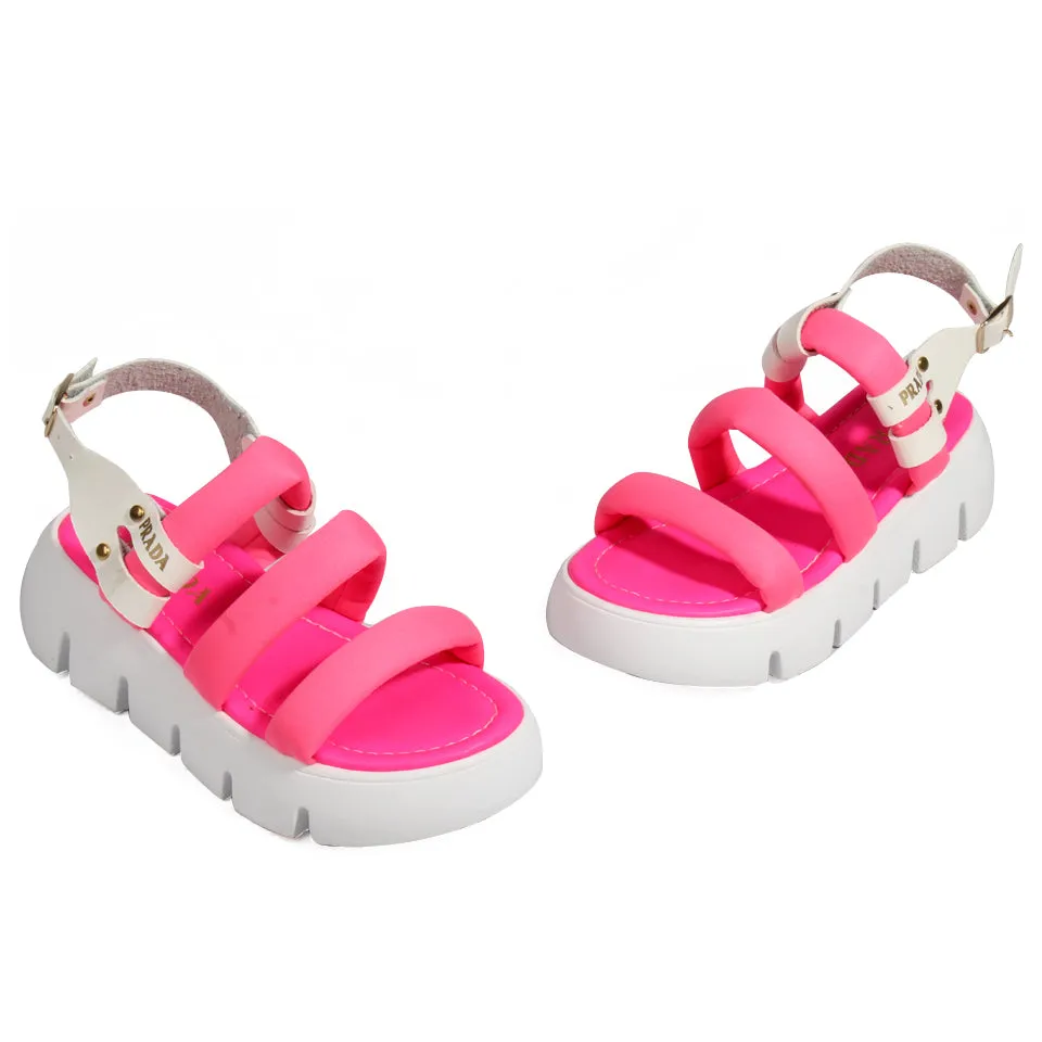 comfortable women sandal/ pink/ made in turkey -7773