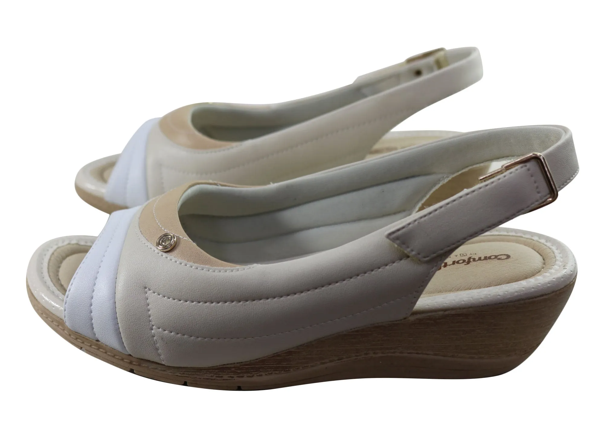 Comfortflex Keepler Womens Comfortable Wedge Sandals Made In Brazil