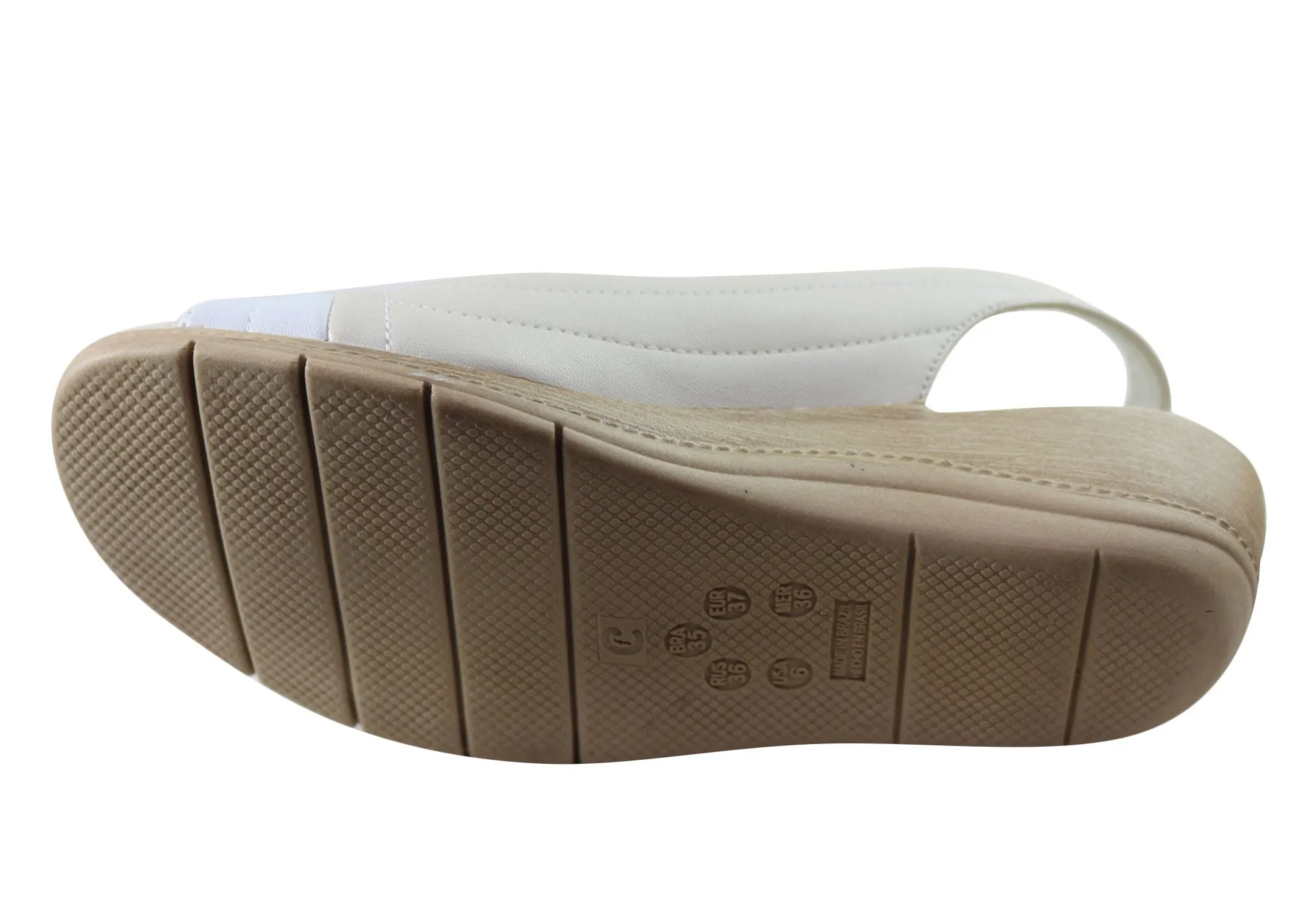 Comfortflex Keepler Womens Comfortable Wedge Sandals Made In Brazil