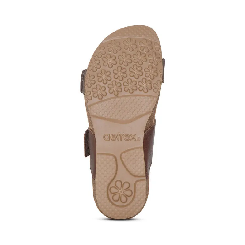 Daisy Adjustable Slide in Brown