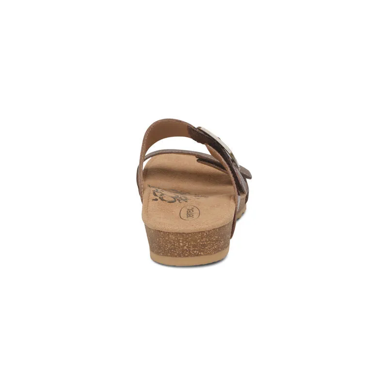 Daisy Adjustable Slide in Brown