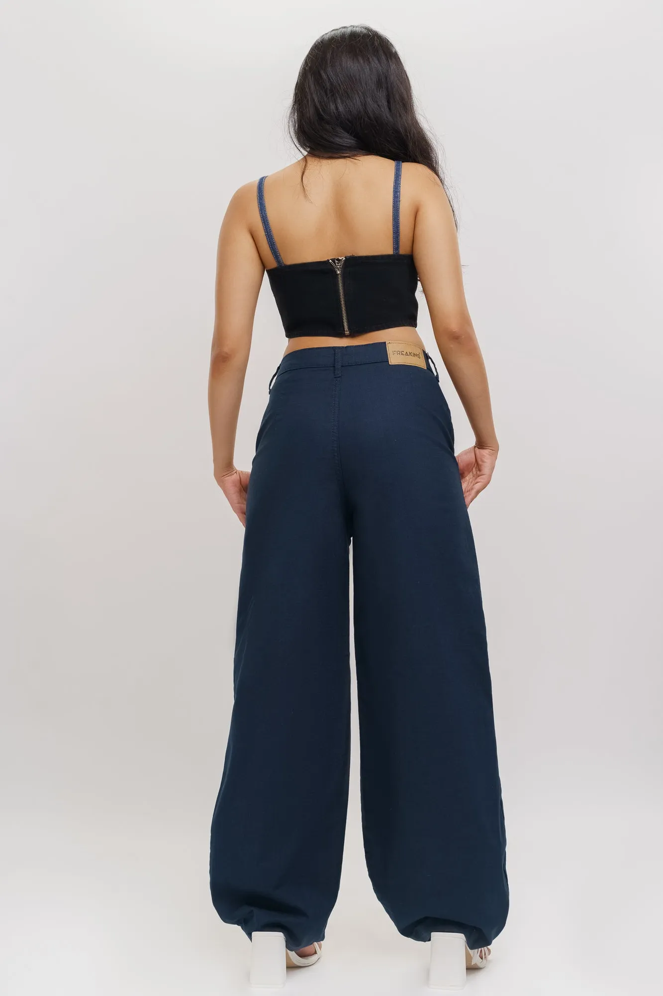 Dark Navy Ballon Pants