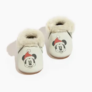 Disney Holiday Cheer Mickey Shearling Baby Shoe