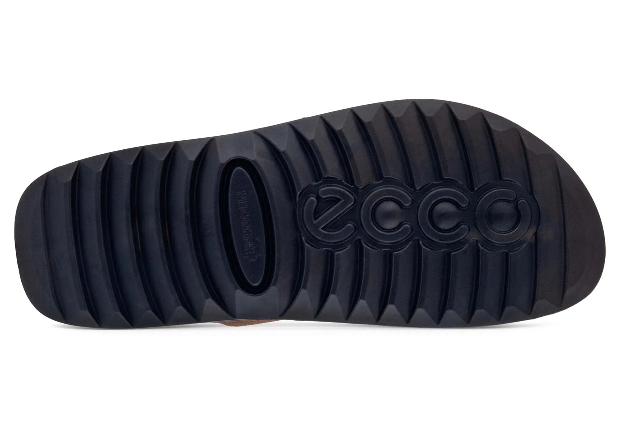 ECCO Mens Comfortable Leather 2nd Cozmo Slides Sandals