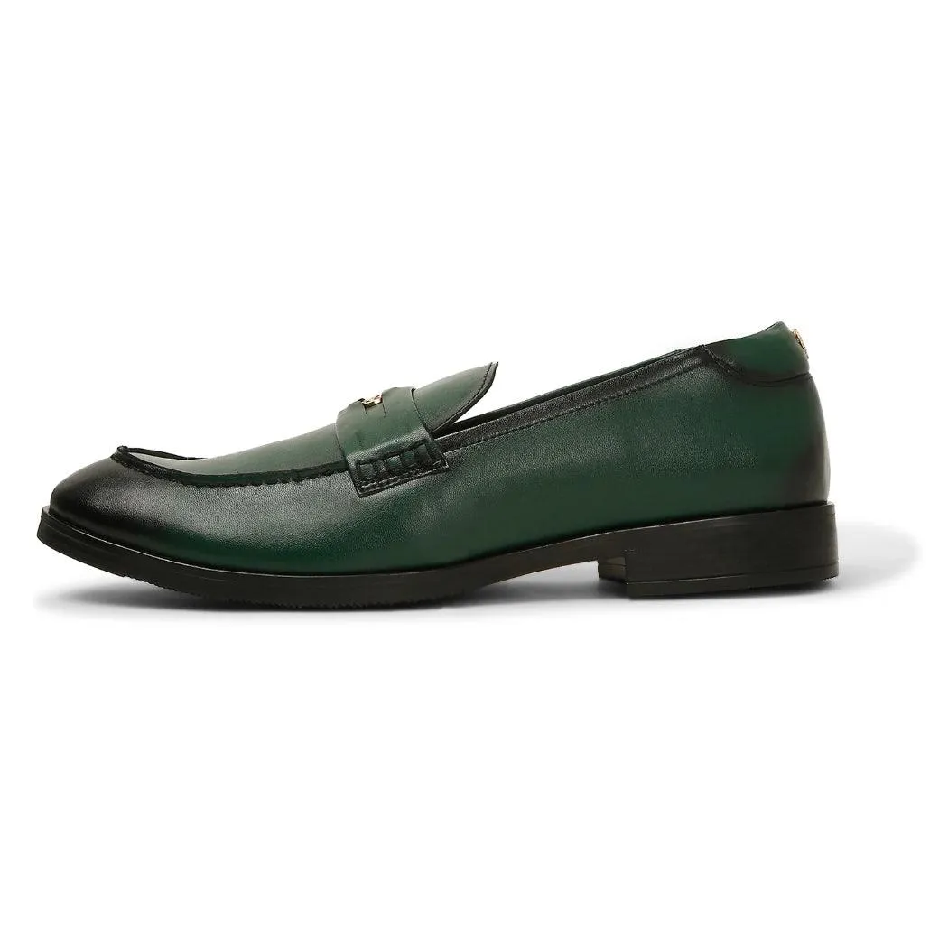 Elbono- Forest Green Penny Slip On