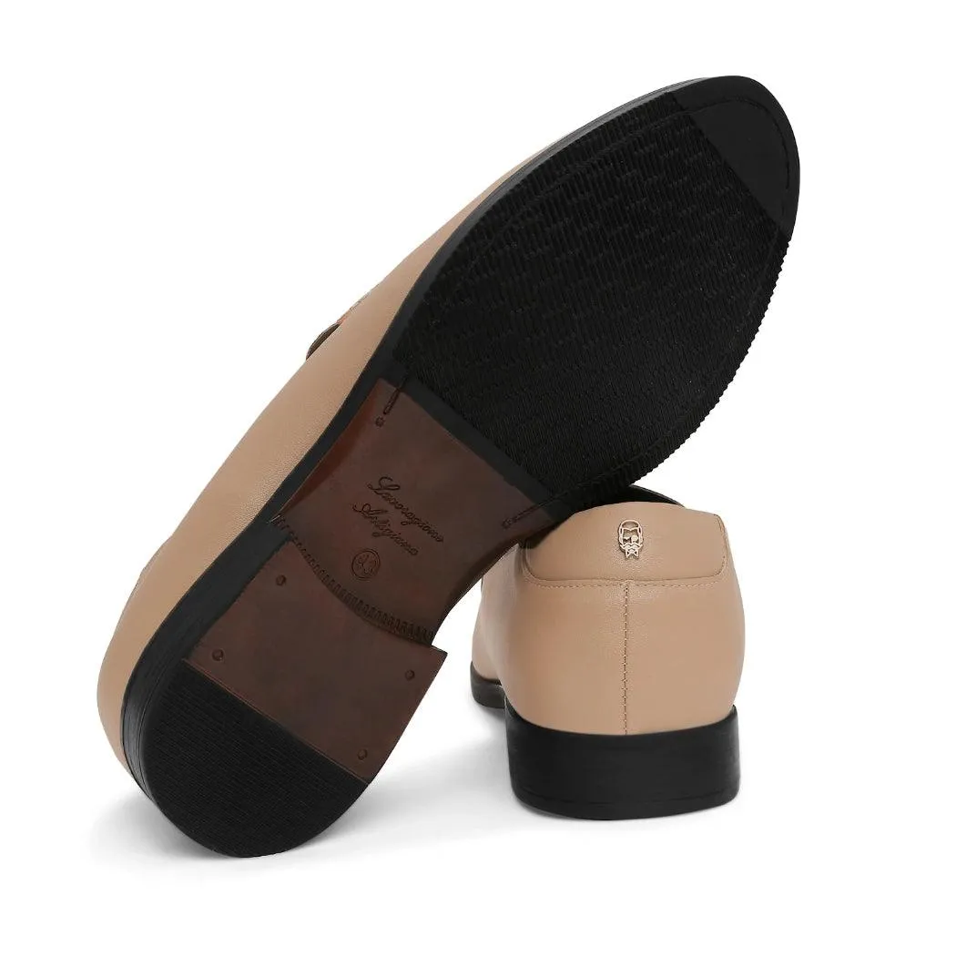 Elbono- Moroccan Beige Penny Slip On