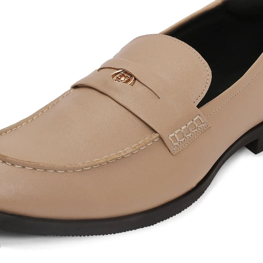 Elbono- Moroccan Beige Penny Slip On