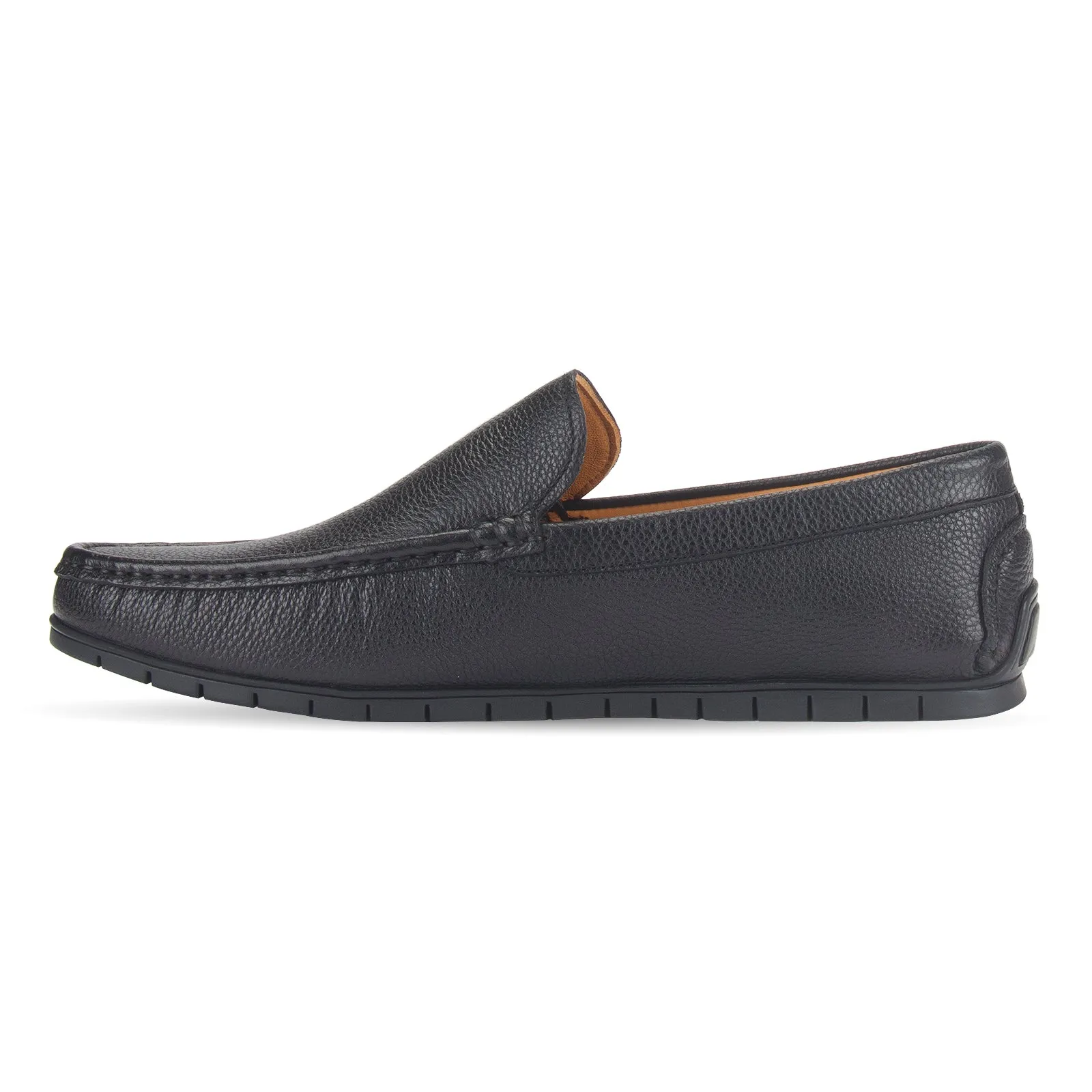 Elias dual-tone fusion leather moccasin