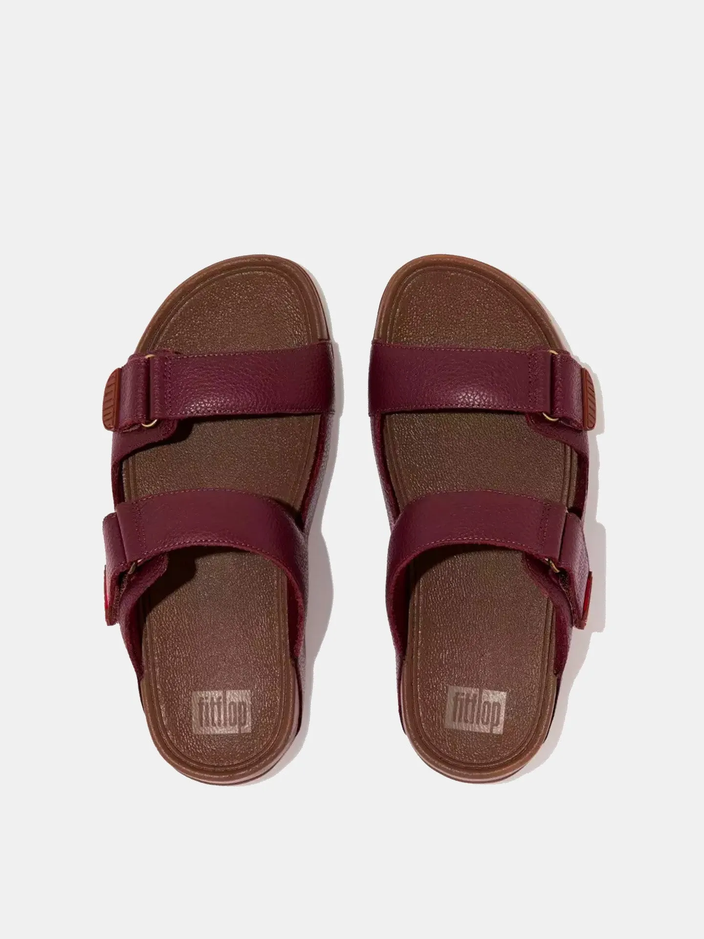 Fitflop Men's Gogh Moc Adjustable Leather Slides