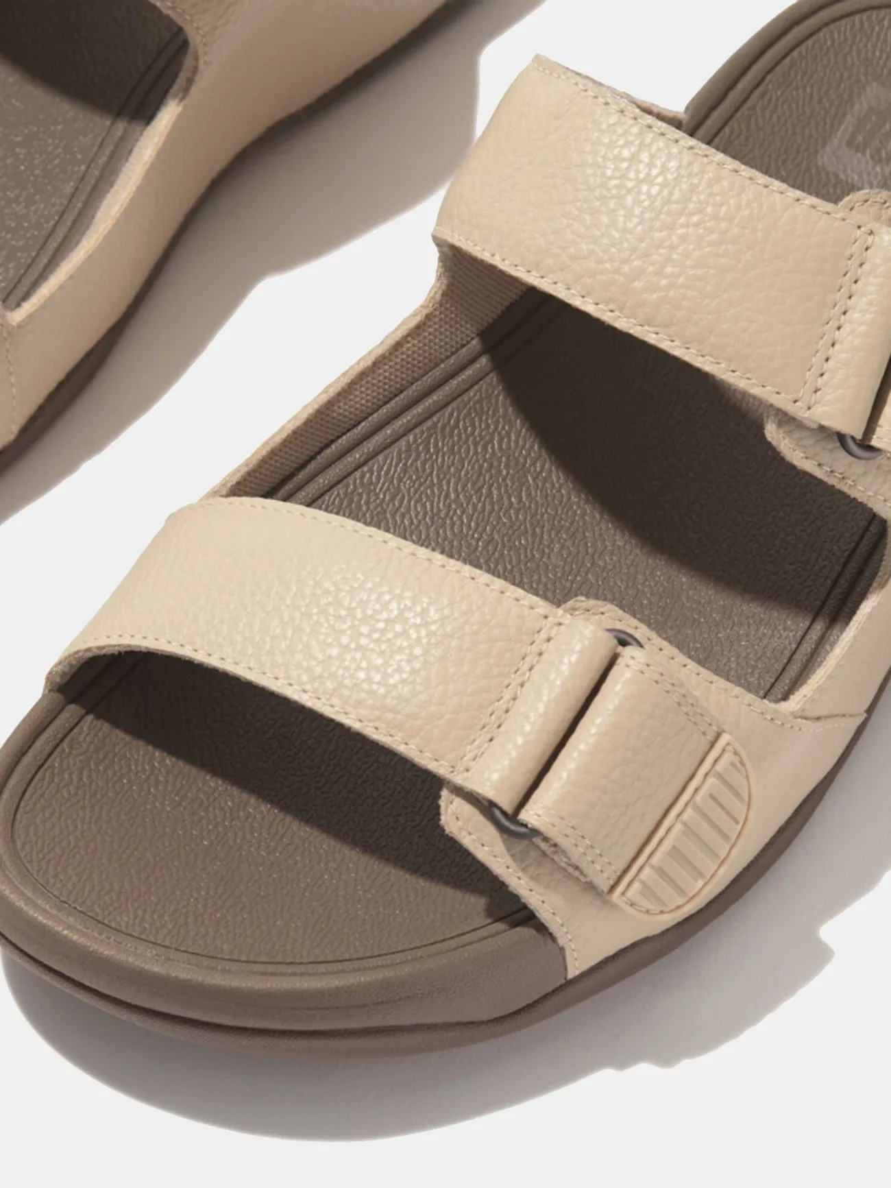 Fitflop Men's Gogh Moc Adjustable Leather Slides