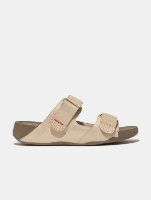 Fitflop Men's Gogh Moc Adjustable Leather Slides