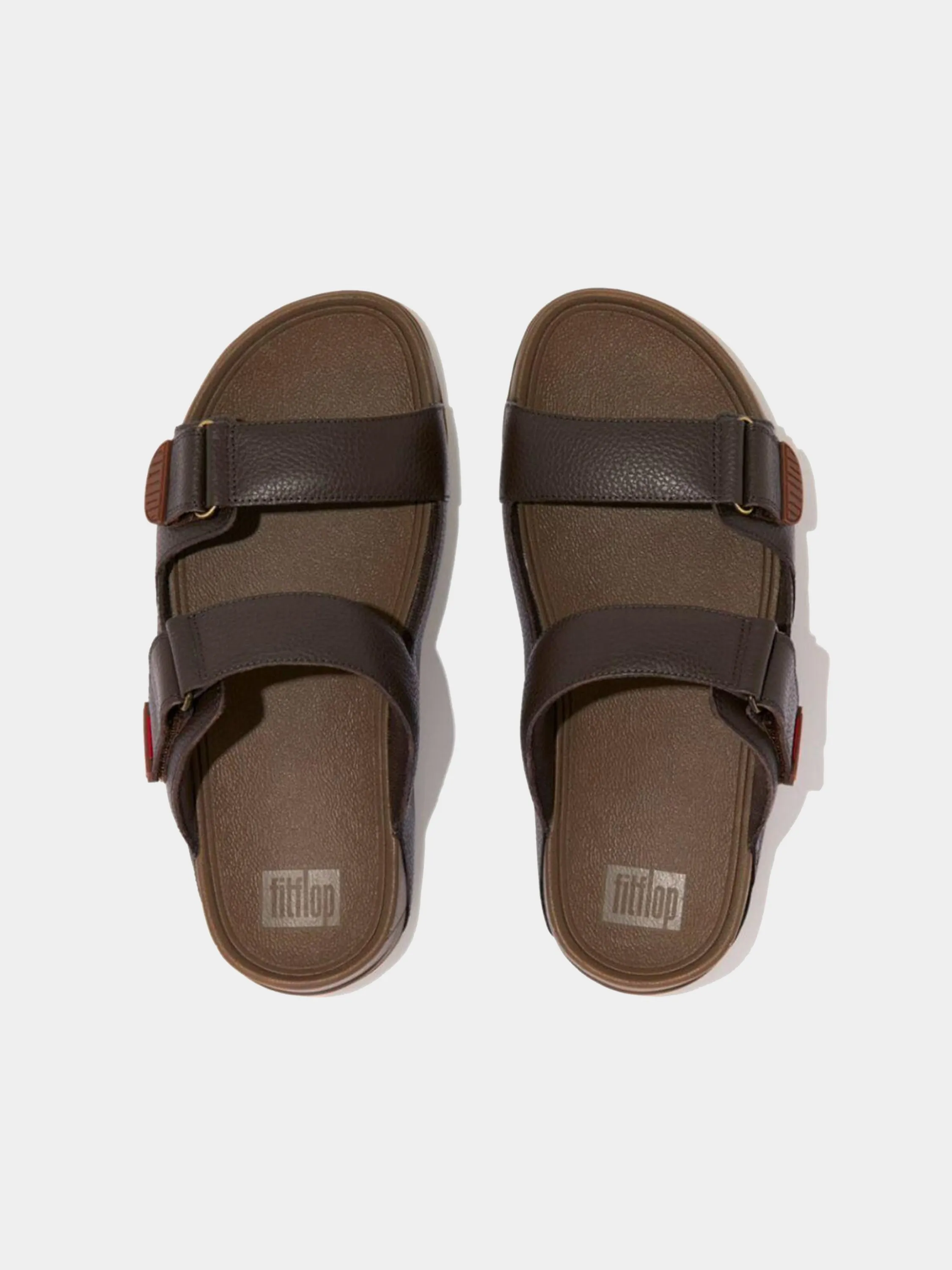 Fitflop Men's Gogh Moc Adjustable Leather Slides