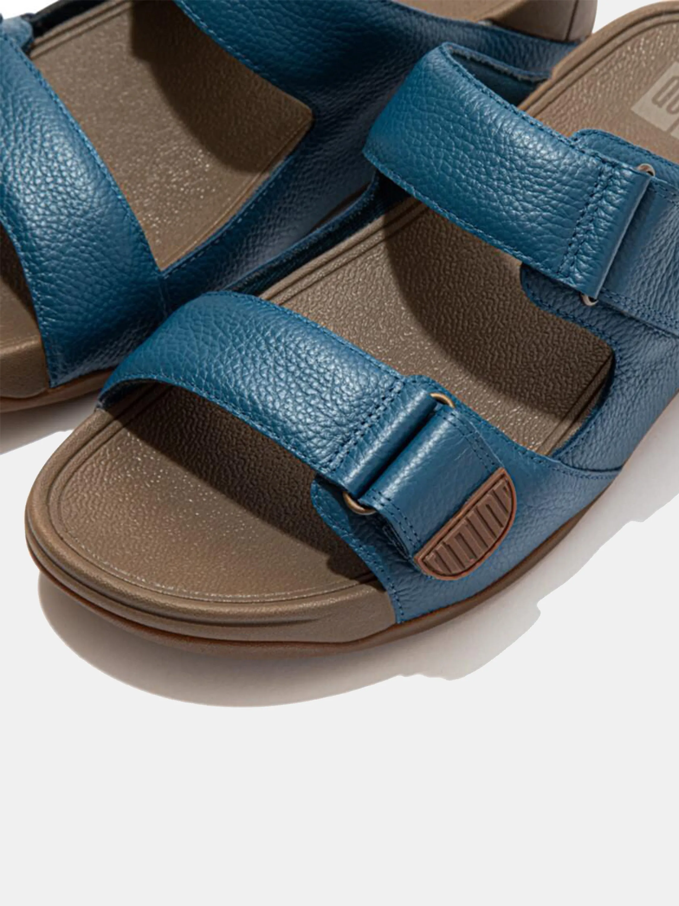 Fitflop Men's Gogh Moc Adjustable Leather Slides