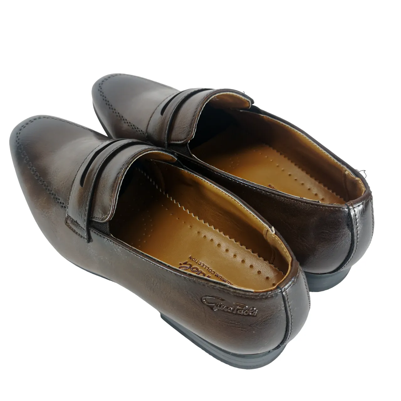 Gino Paoli Brown Penny Moccasin