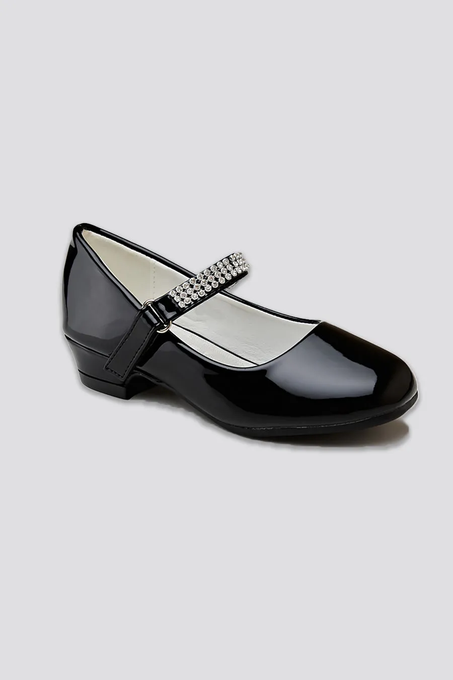 Girls Low Heel Mary Jane Dress Shoes