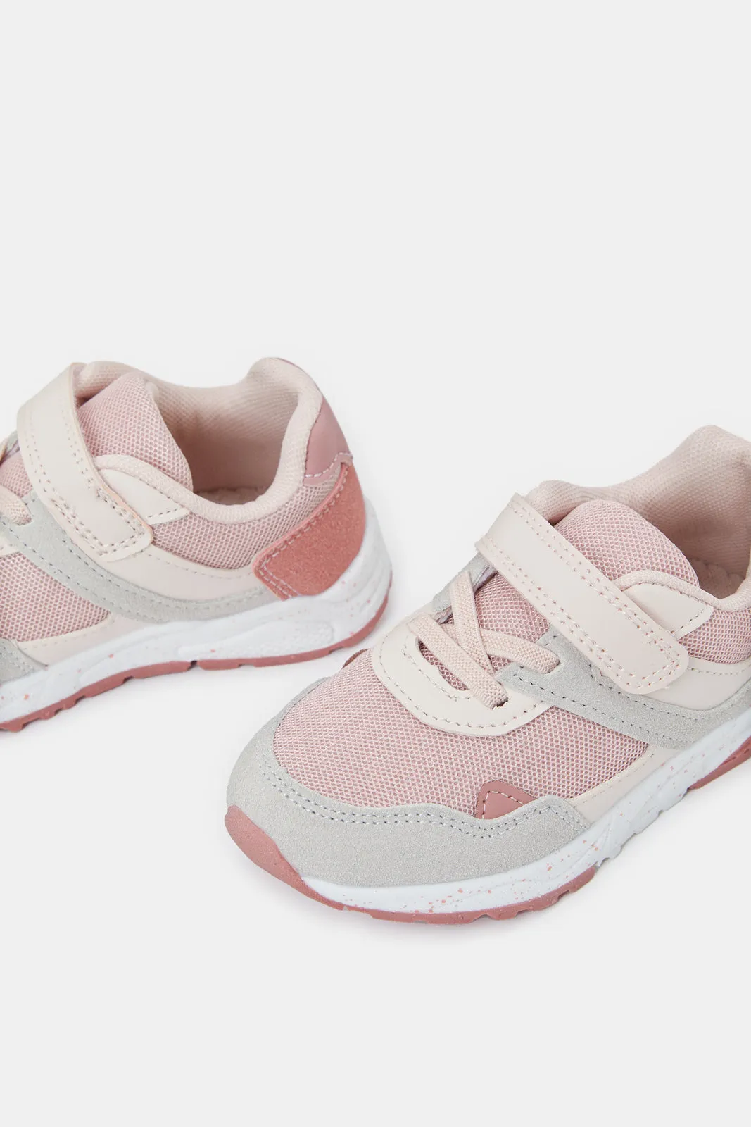 Girls Pink Multi Piece Trainer