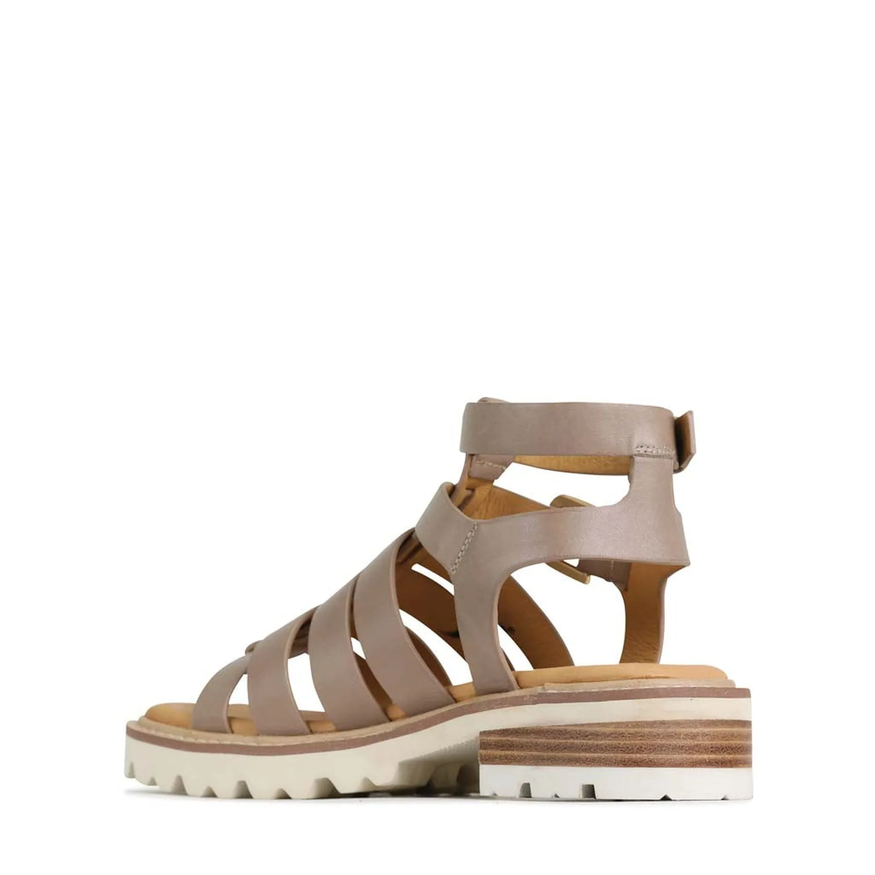 GIZELLE LEATHER FISHERMAN SANDALS