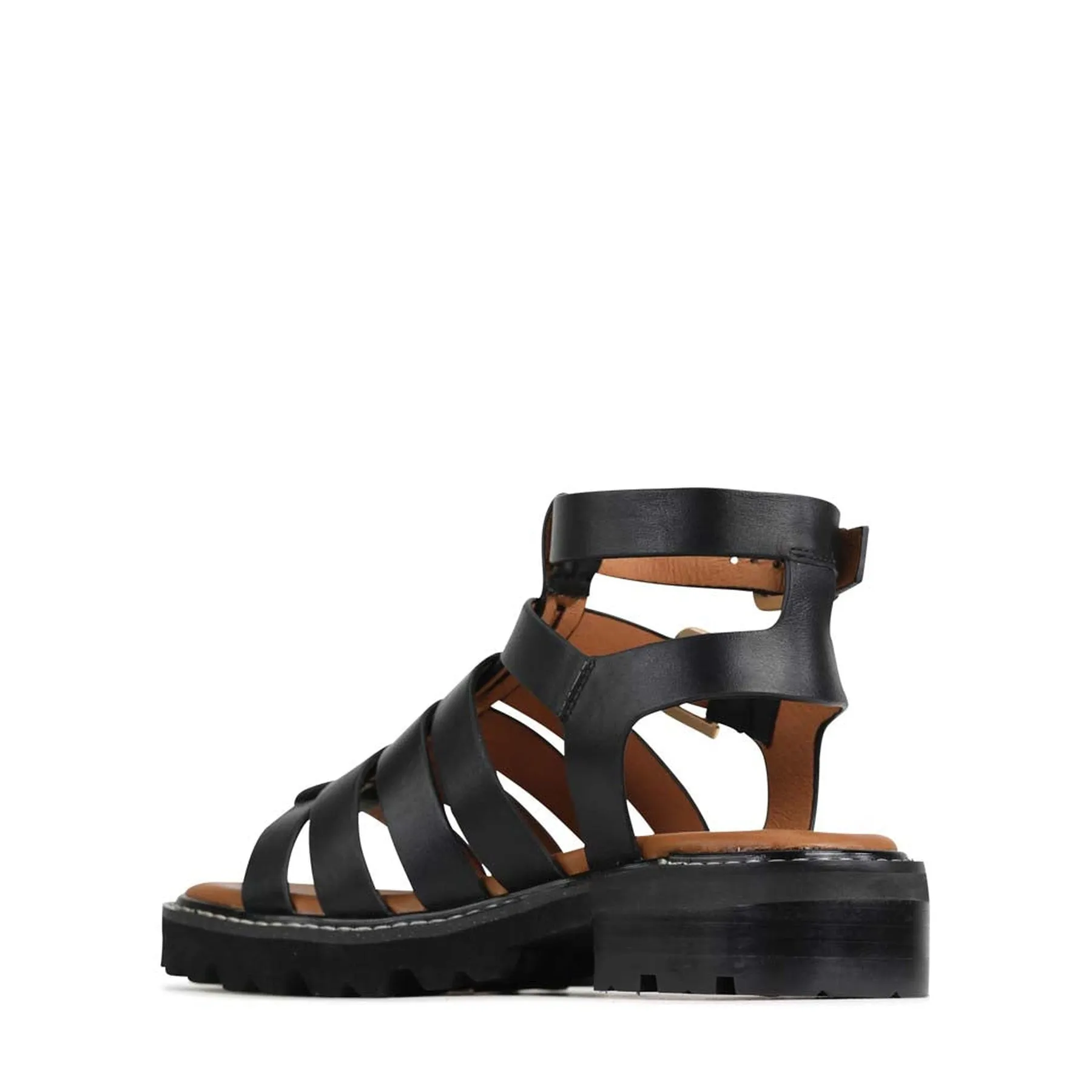 GIZELLE LEATHER FISHERMAN SANDALS