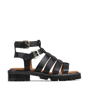 GIZELLE LEATHER FISHERMAN SANDALS