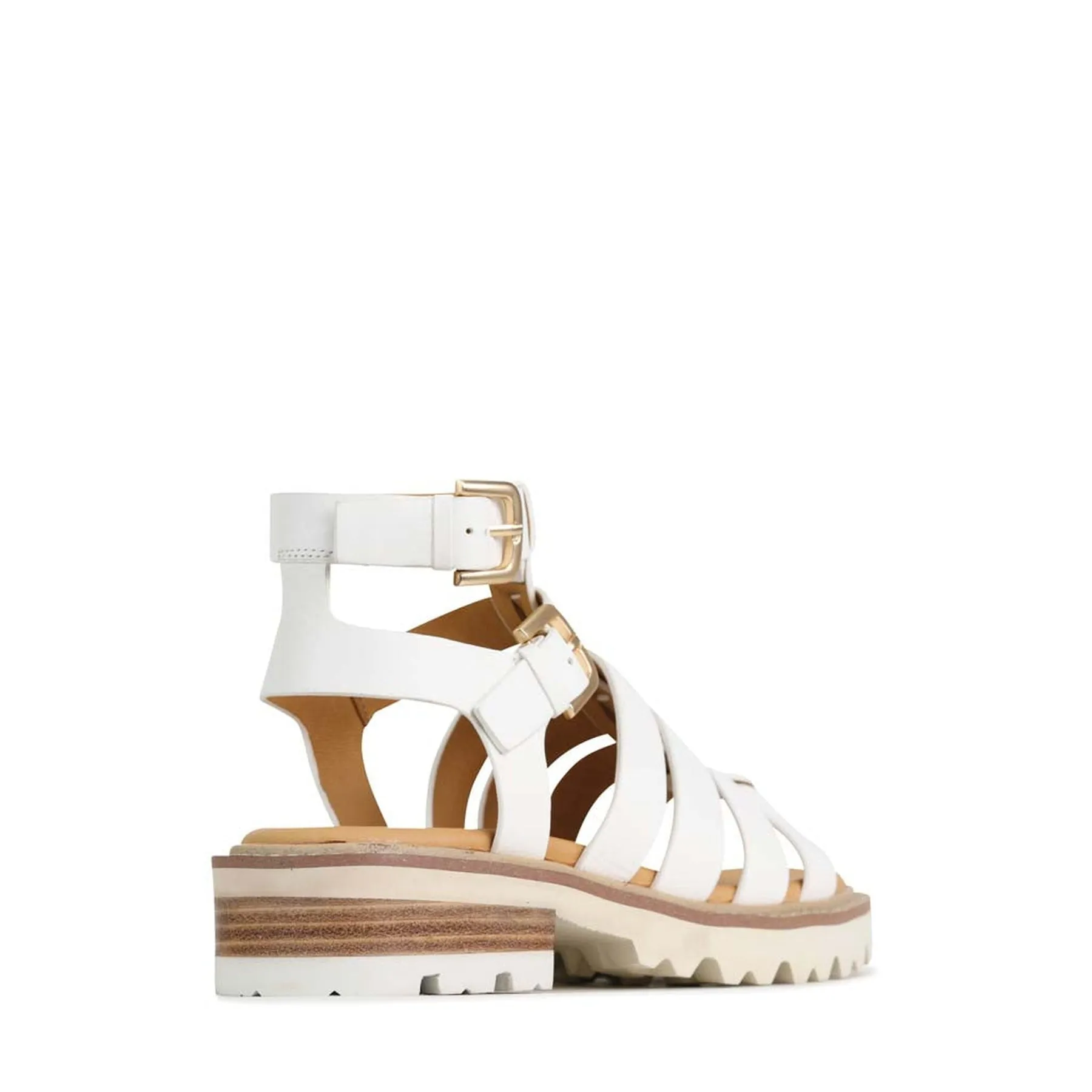 GIZELLE LEATHER FISHERMAN SANDALS