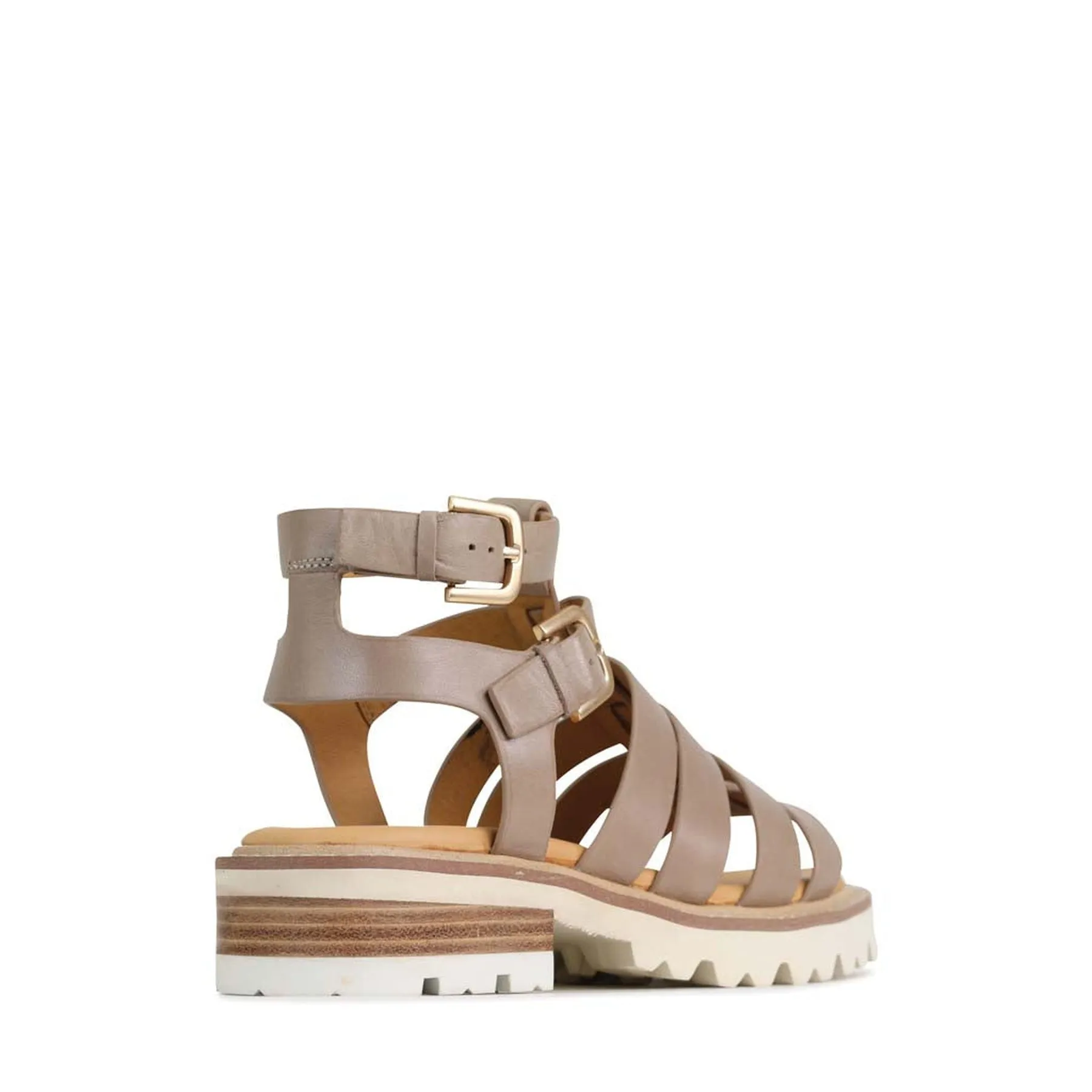 GIZELLE LEATHER FISHERMAN SANDALS