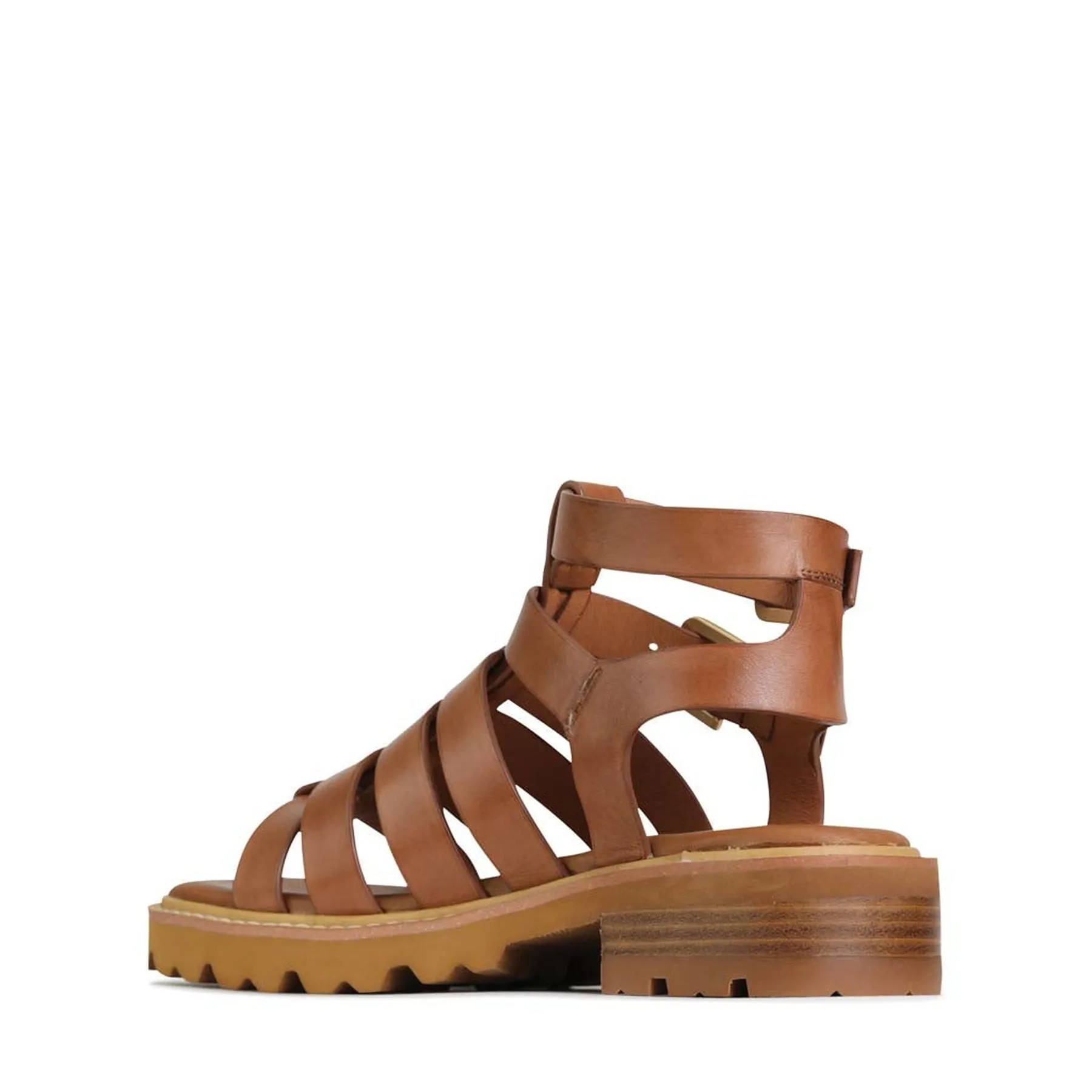 GIZELLE LEATHER FISHERMAN SANDALS