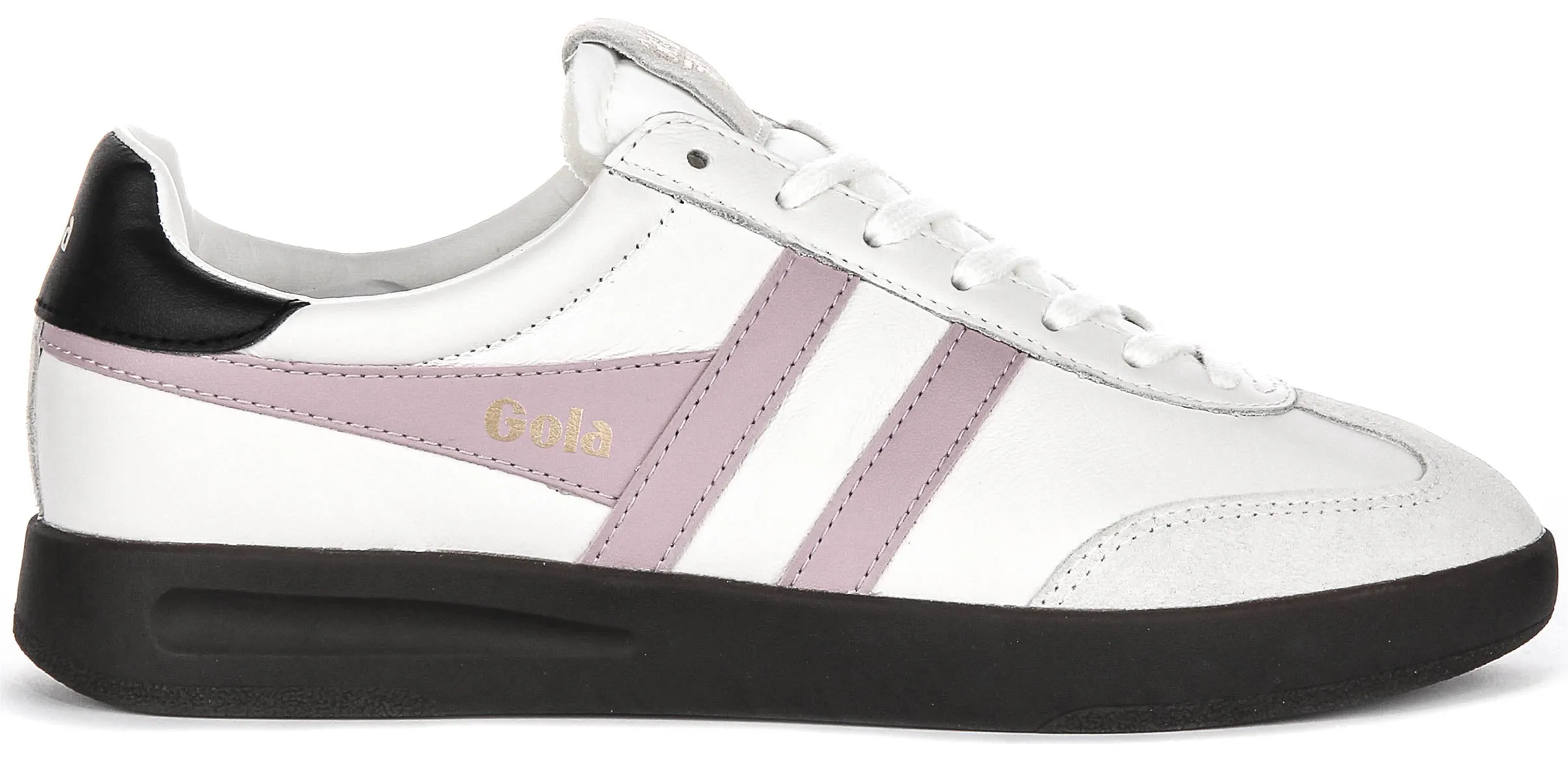 Gola Classics Cyclone Leather In White Pink For Women