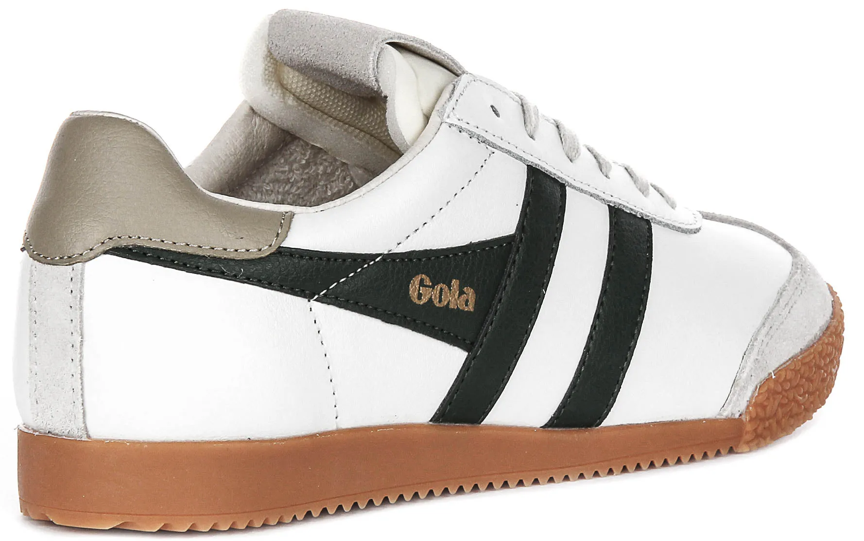 Gola Classics Elan Leather In White Green For Women