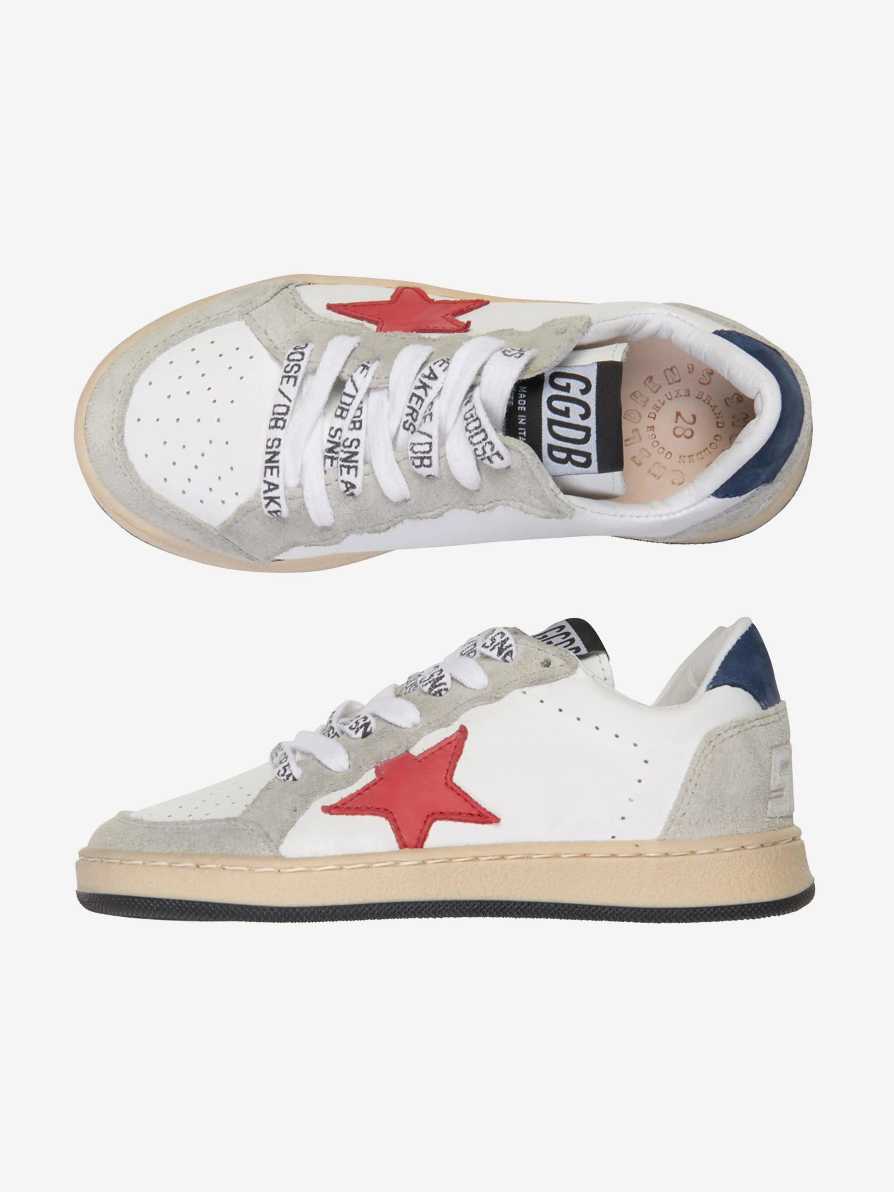 Golden Goose Unisex Cherry Star Leather Trainers