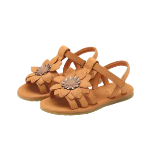 Iles Fields Sandals | Sunflower | Caramel Leather