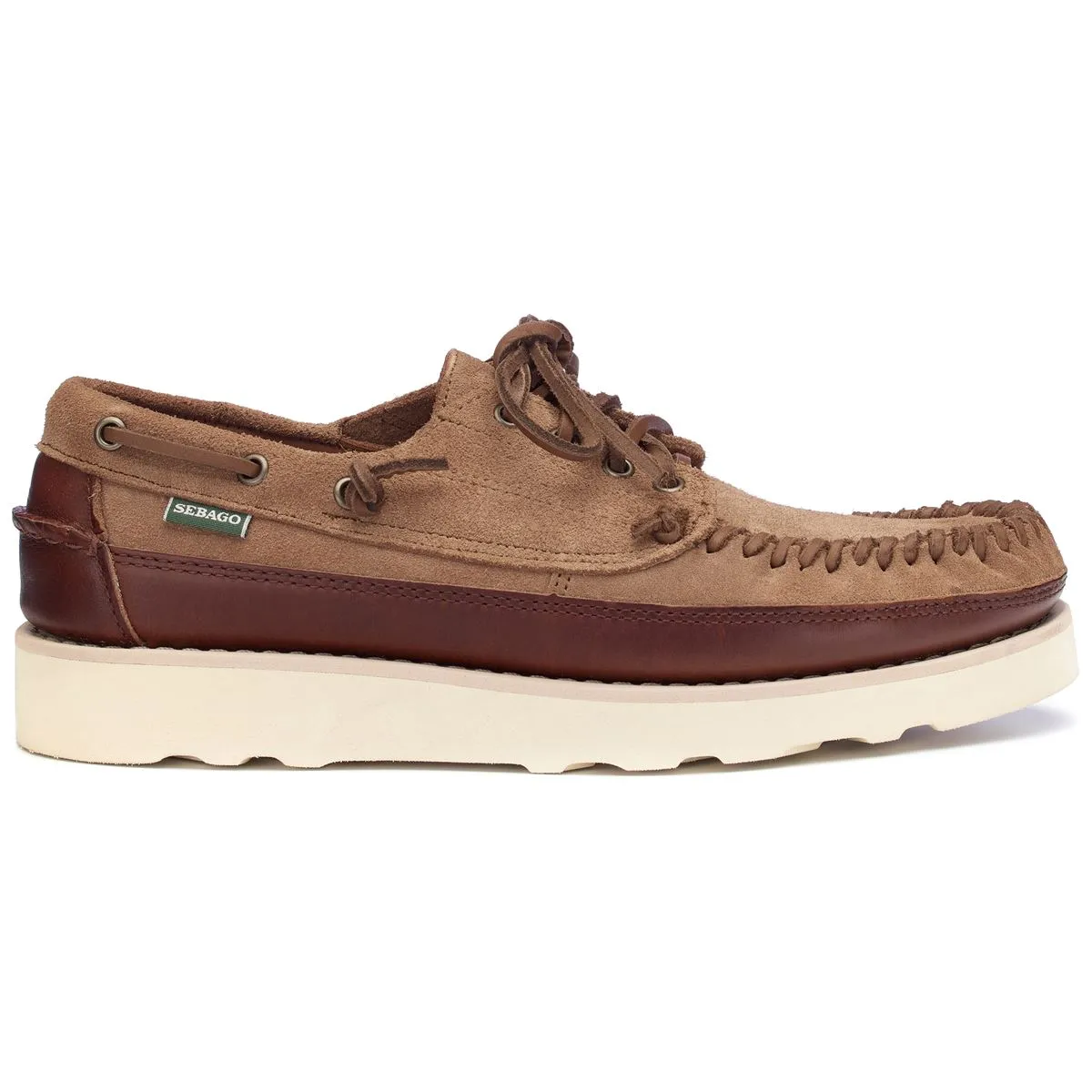 Keuka Lea Canoe Moc - Cognac & Brown