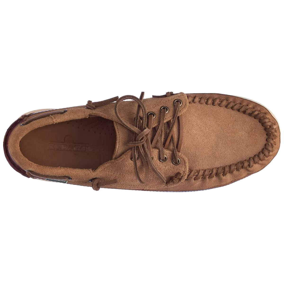 Keuka Lea Canoe Moc - Cognac & Brown