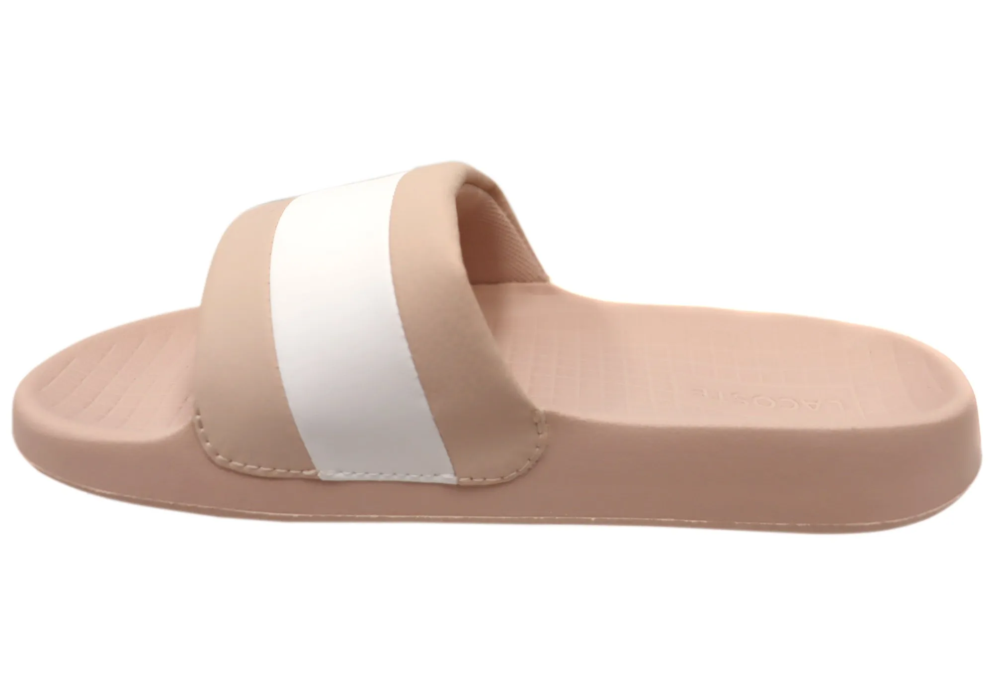 Lacoste Womens Comfortable Serve Slide Hybrid Slides Sandals