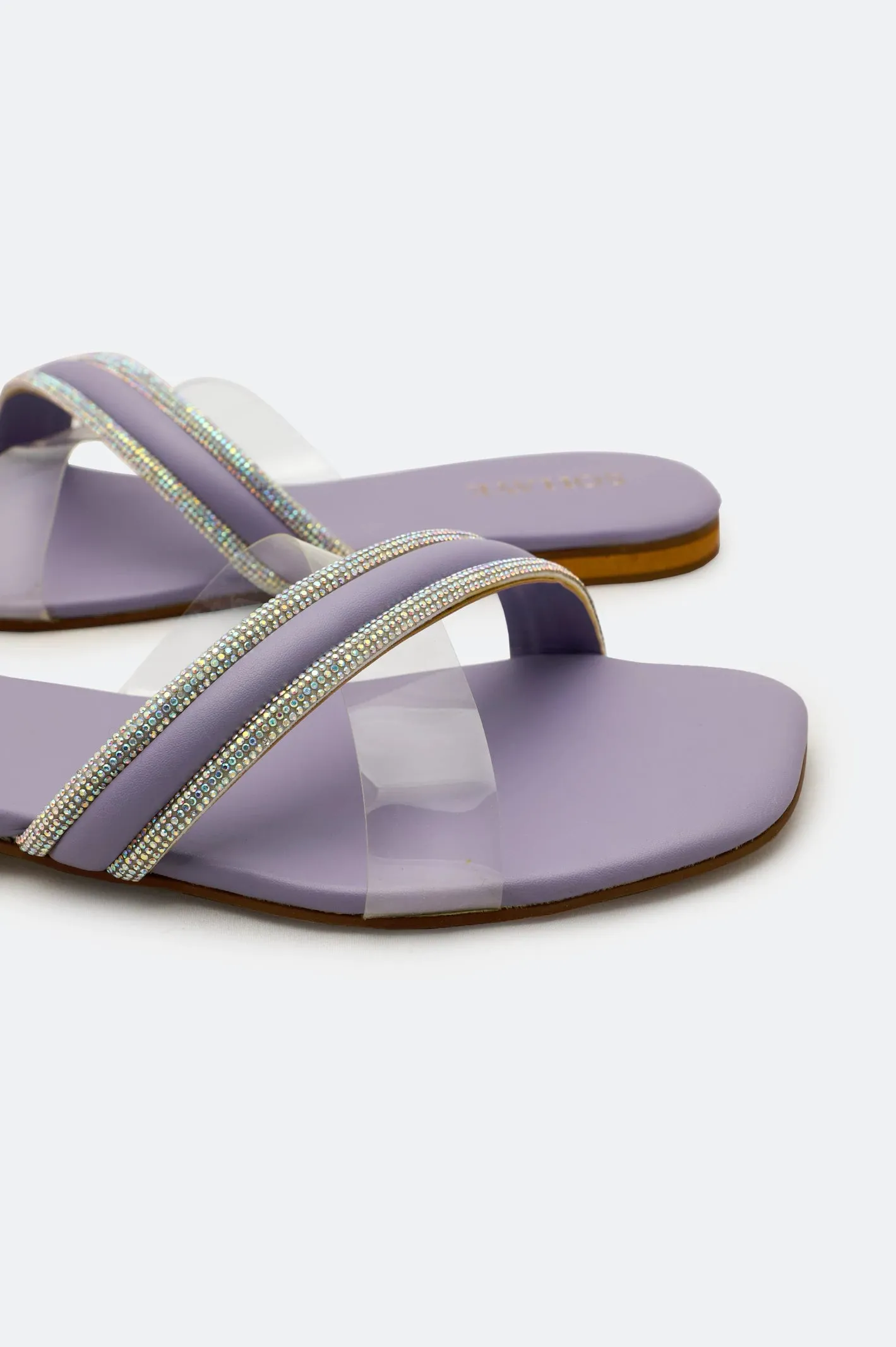 lilac Slippers for Women