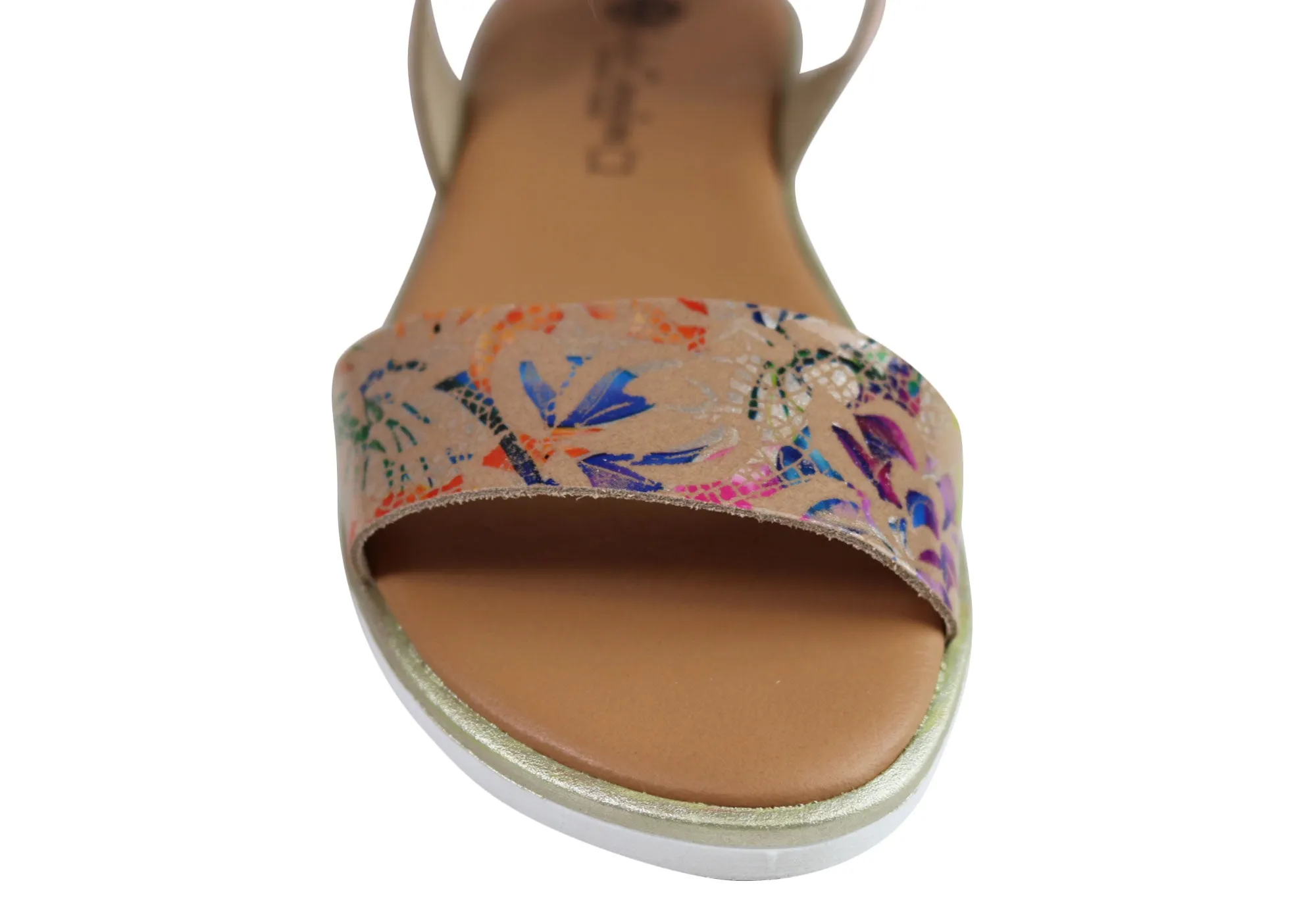 Lola Canales Glory Womens Comfortable Leather Sandals Made In Spain