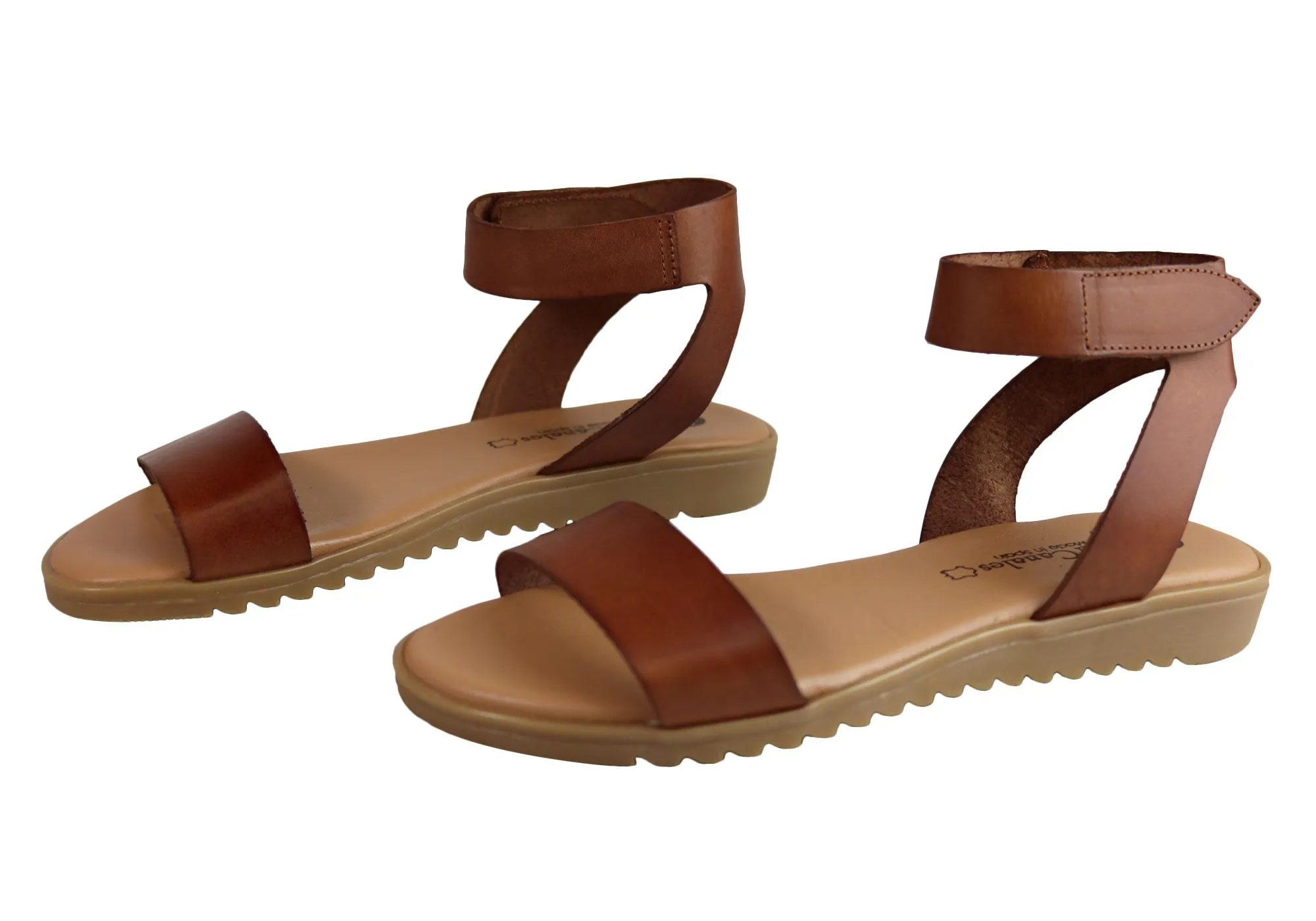 Lola Canales Glory Womens Comfortable Leather Sandals Made In Spain